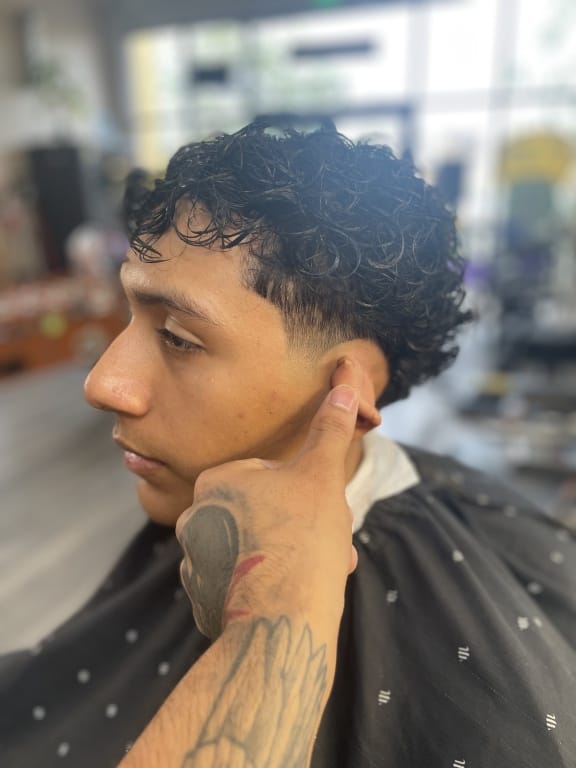 Fresh fade haircut