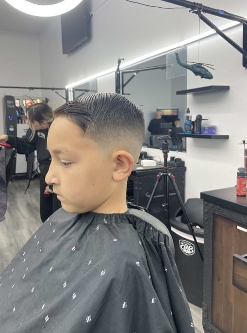 Kids fade haircut