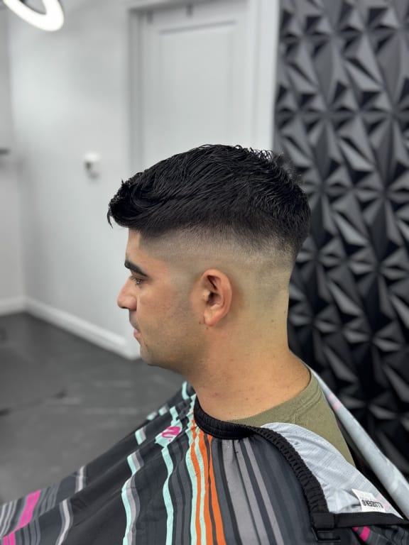 Modern undercut fade