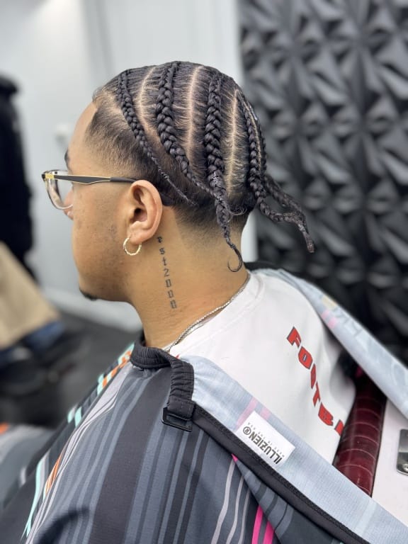 Braided hairstyle